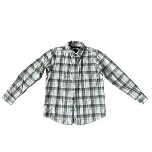 Prana Plaid Flannel Shirt Shacket Men’s Size Small